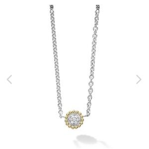 LAGOS Two-Tone Silver and Gold Necklace